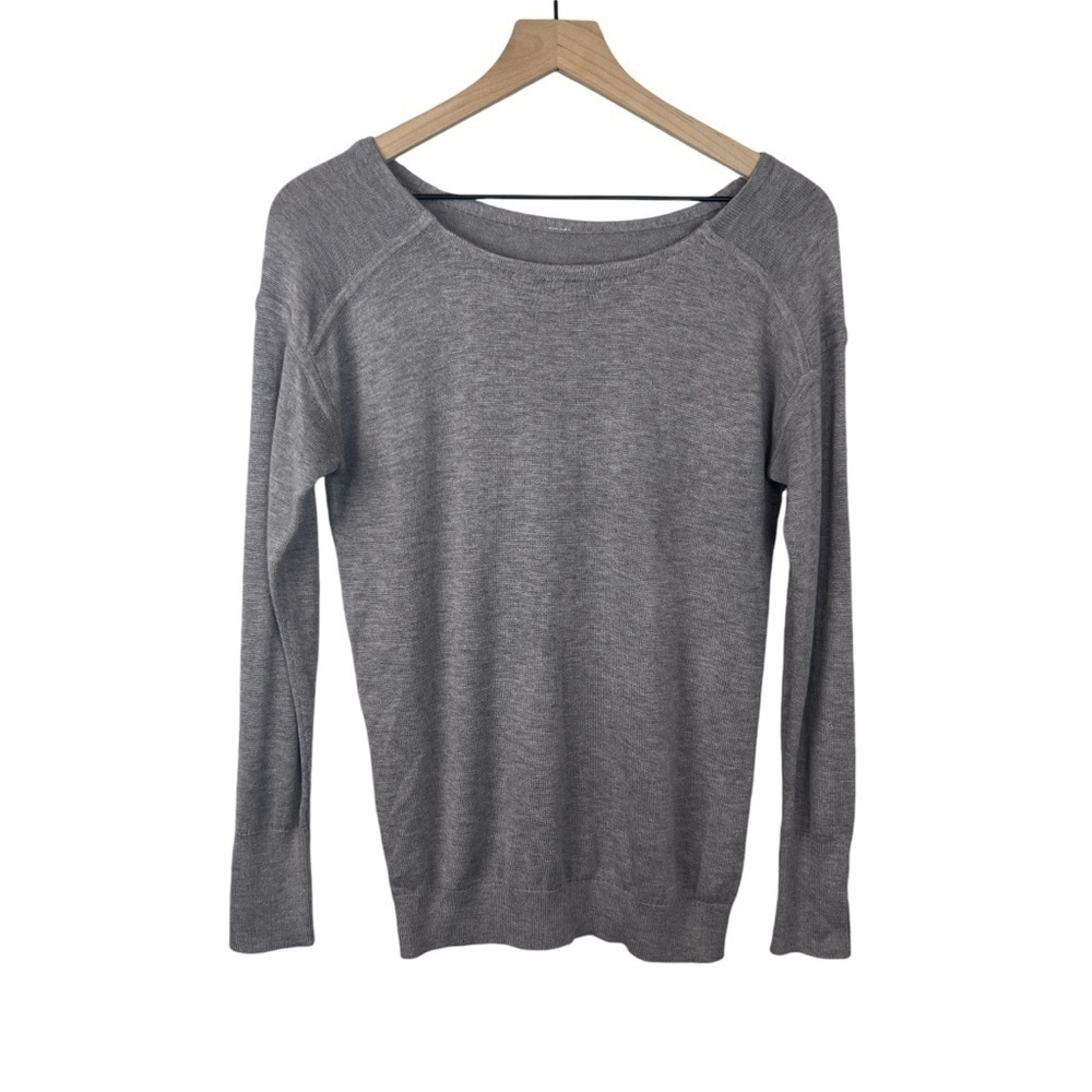 Lululemon Full Extension Sweater Heathered Dark Chrome